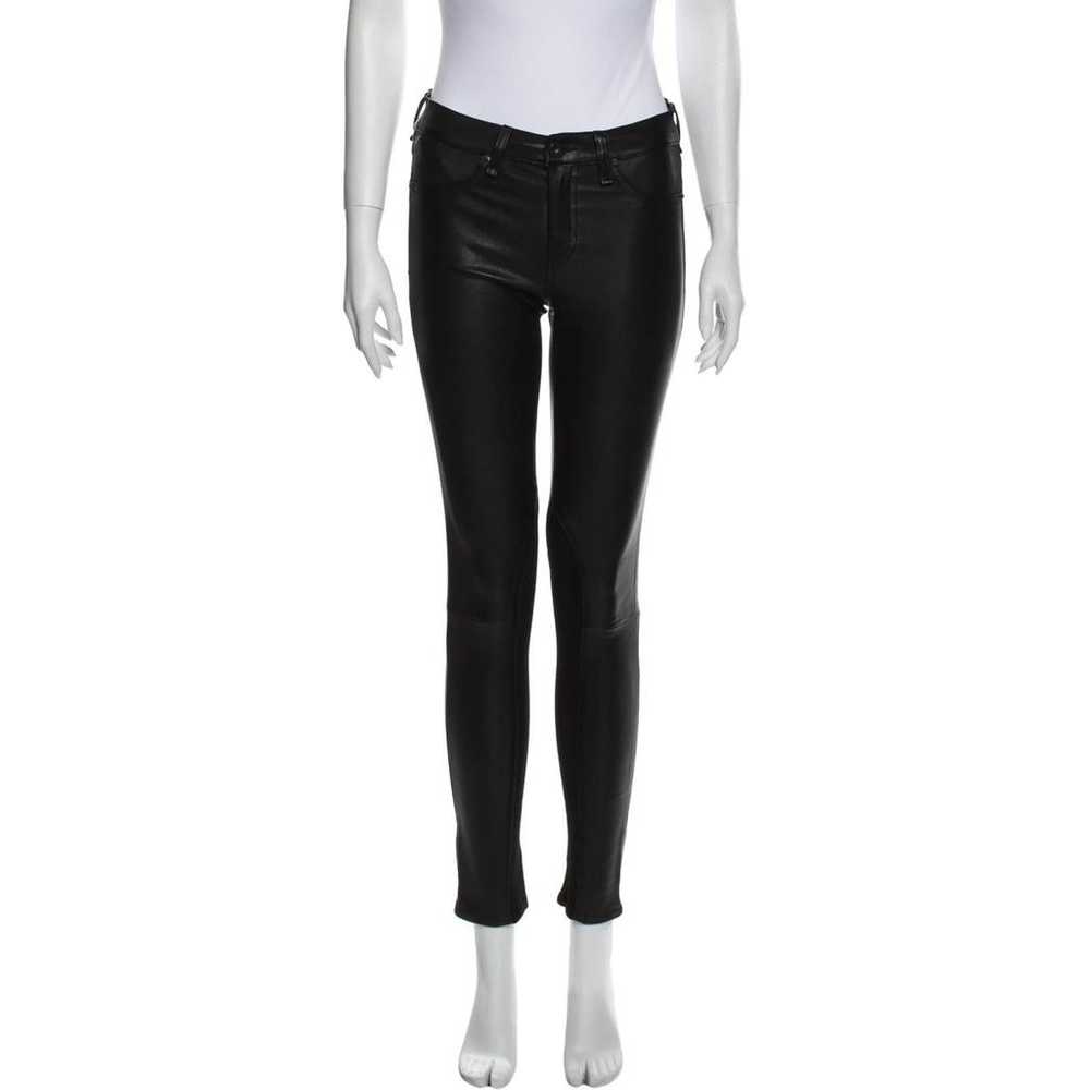 Rag & Bone Exotic leathers slim pants - image 4