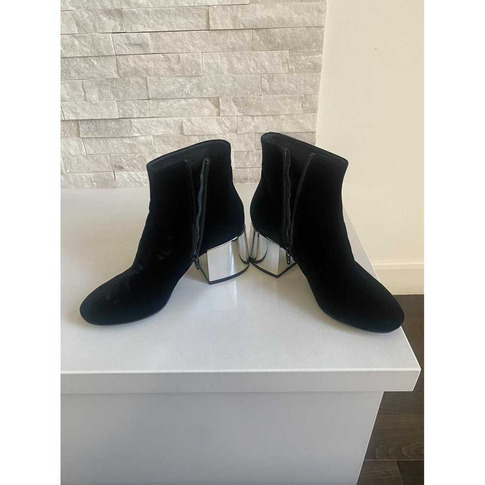 MM6 Velvet boots - image 3