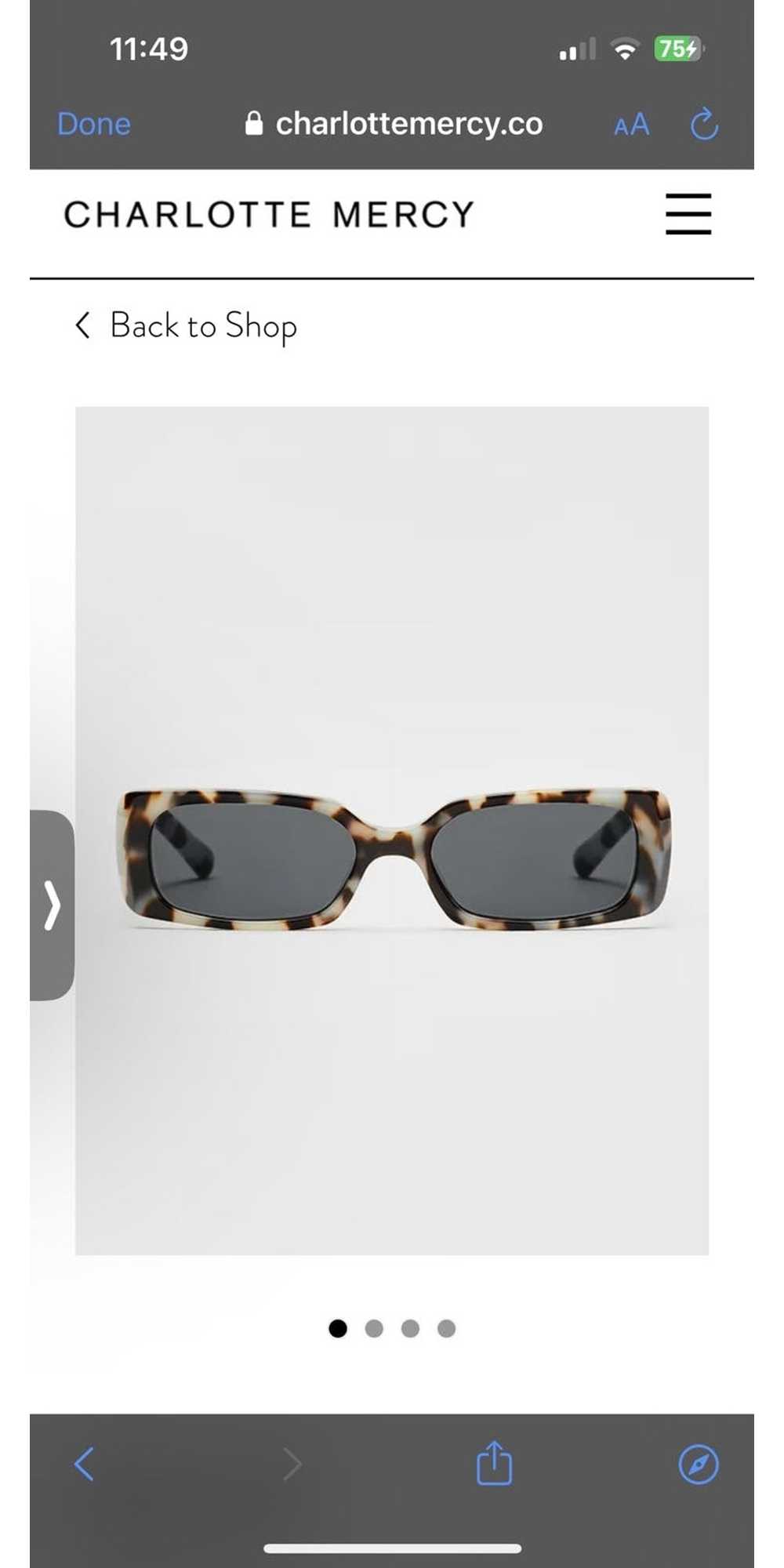 Louis Vuitton Tortoise Charlotte Sunglasses Louis Vuitton