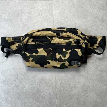 BAPE x Porter 1st Camo Waist Bag Yellow Camo Men's - SS18 - US