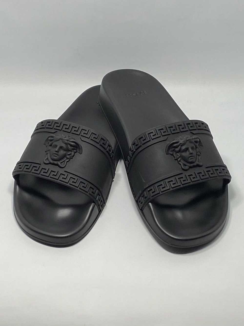 Versace Versace Medusa Rubber Pool Slide Sandals size… - Gem