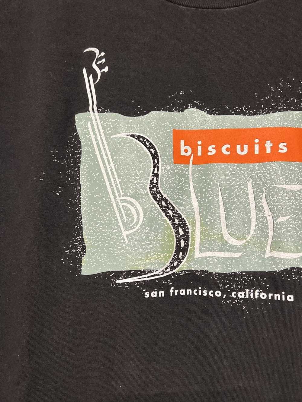 Band Tees × Vintage Vintage Biscuits & Blues Pres… - image 2