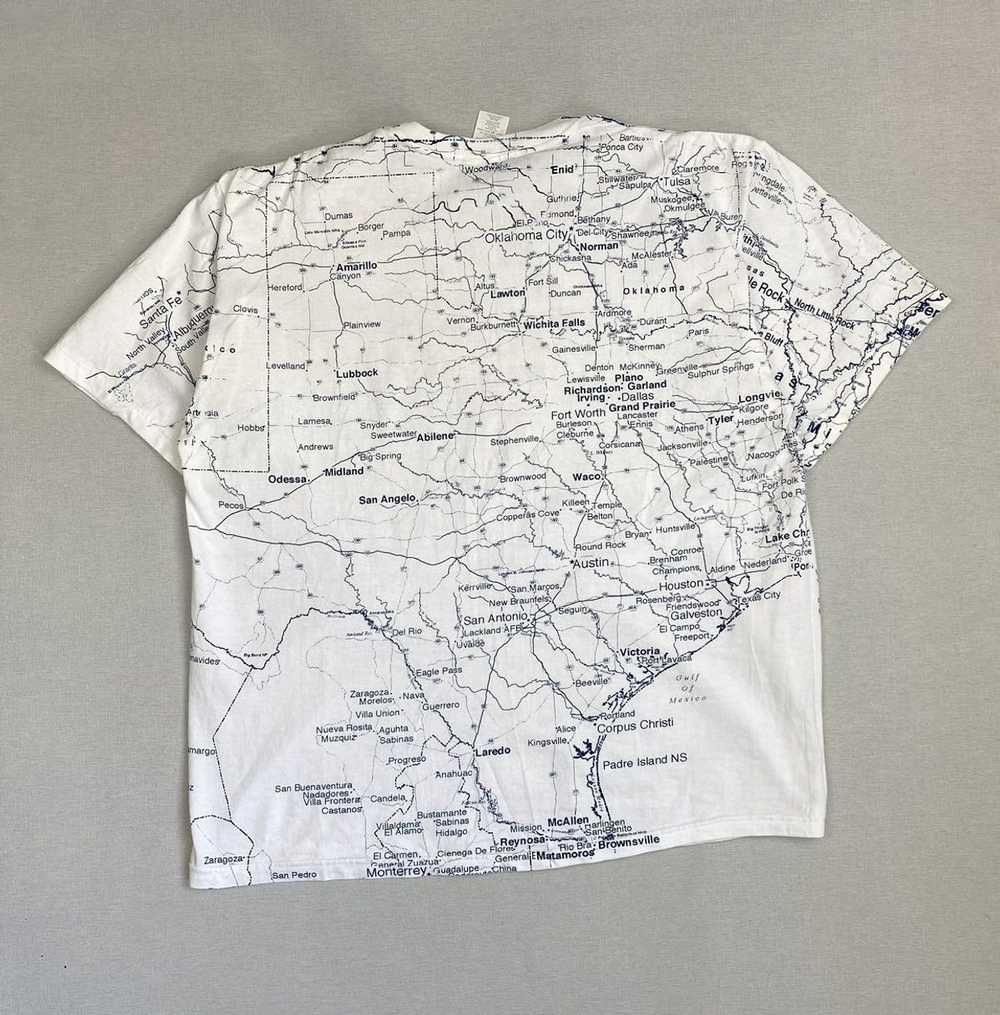 Streetwear × Vintage Texas Map All Over Print T S… - image 5