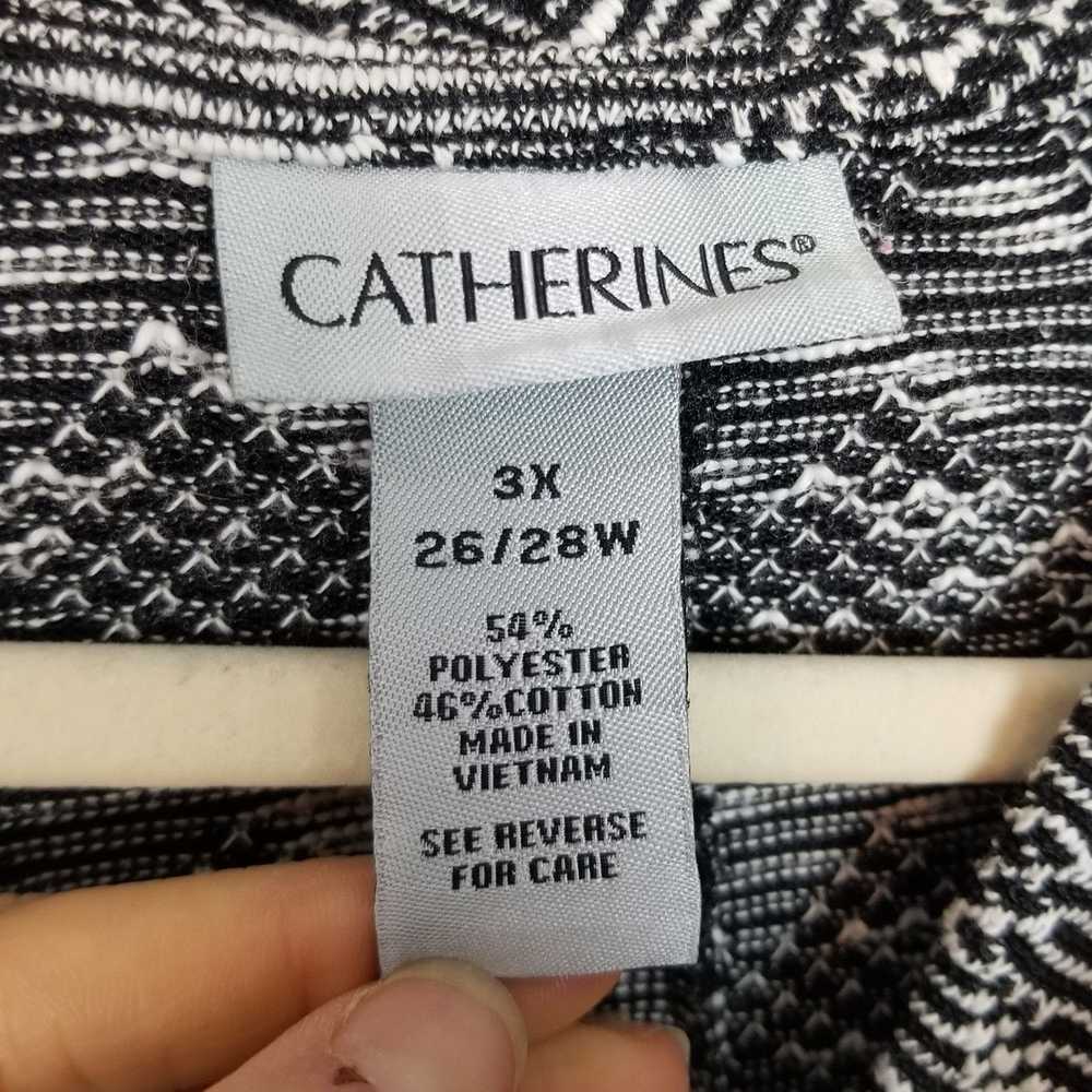 Other Catherines Women 3X 26/28W Black/White Prin… - image 5