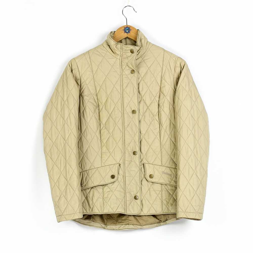 Barbour BARBOUR Flyweight Cavalry quilted beige j… - image 1