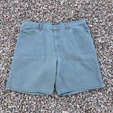 Route 66 Vintage Faded Green Route 66 Jorts