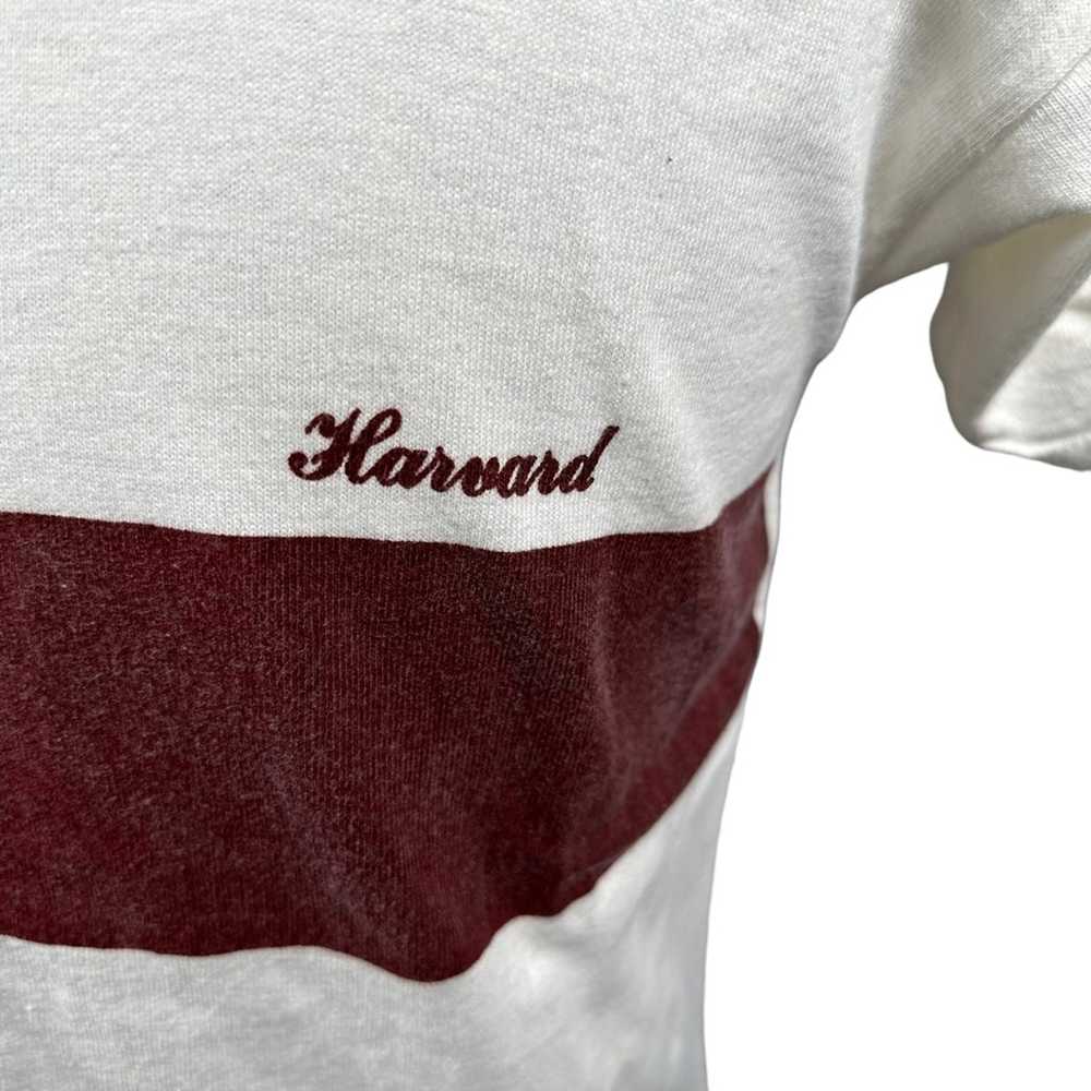 Champion Champion Harvard T-Shirt Vintage 80s Whi… - image 6