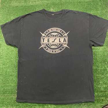 Tesla, vintage band shirt (L) – Sit & Spin Records