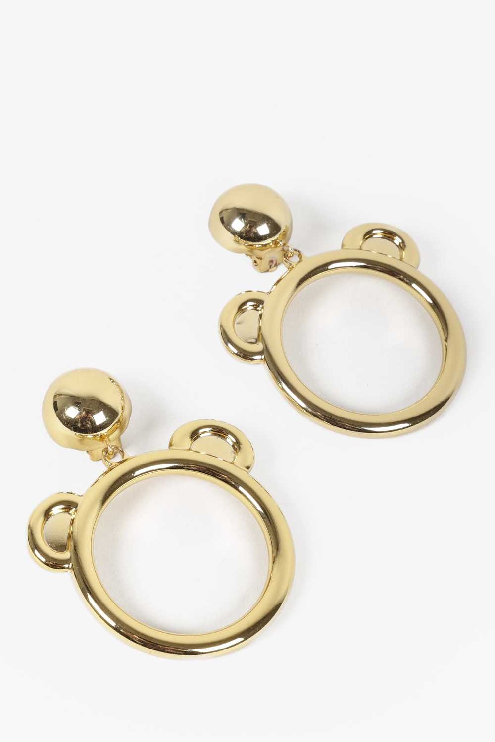 Moschino Moschino Teddy Clip Earrings - image 1