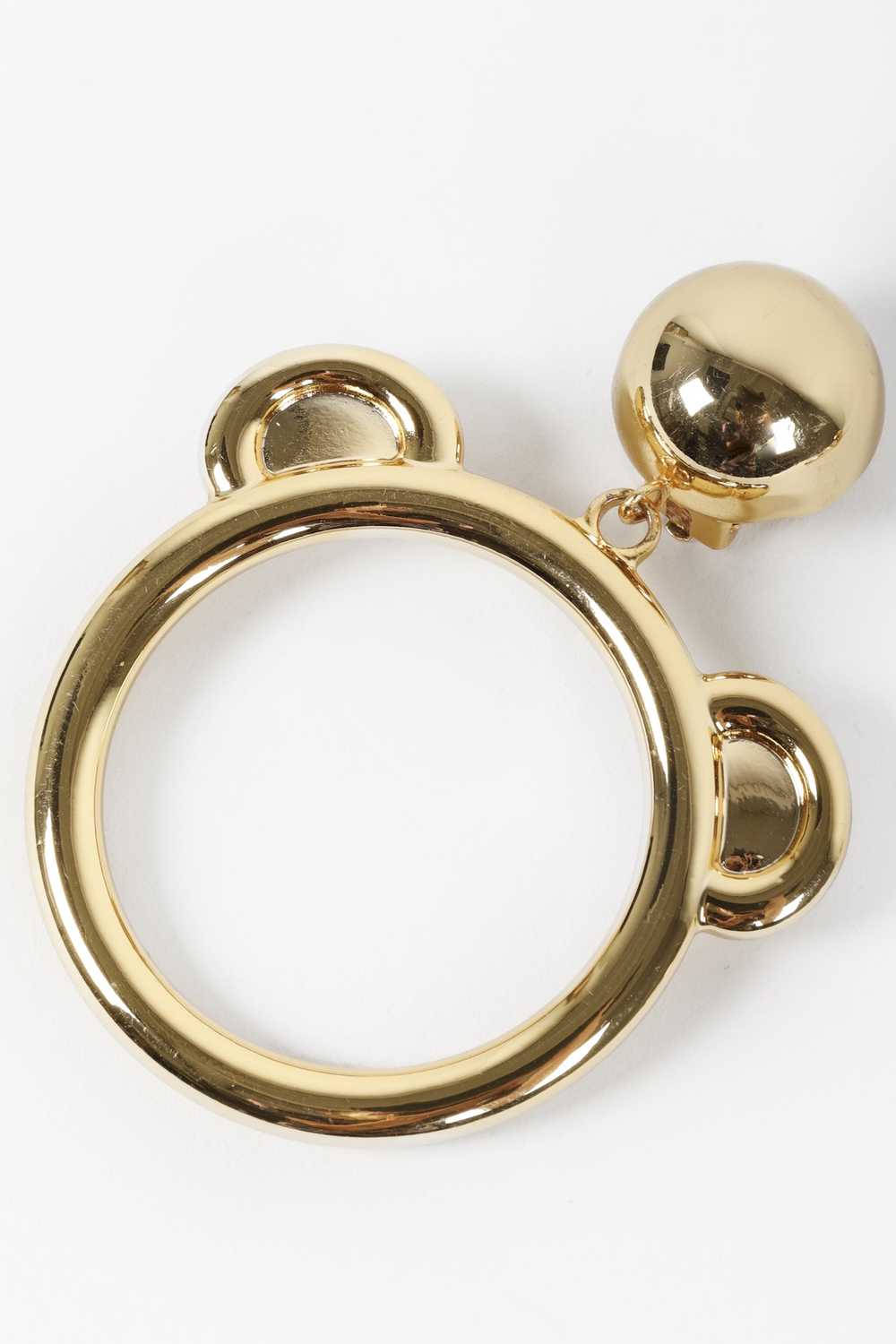 Moschino Moschino Teddy Clip Earrings - image 2