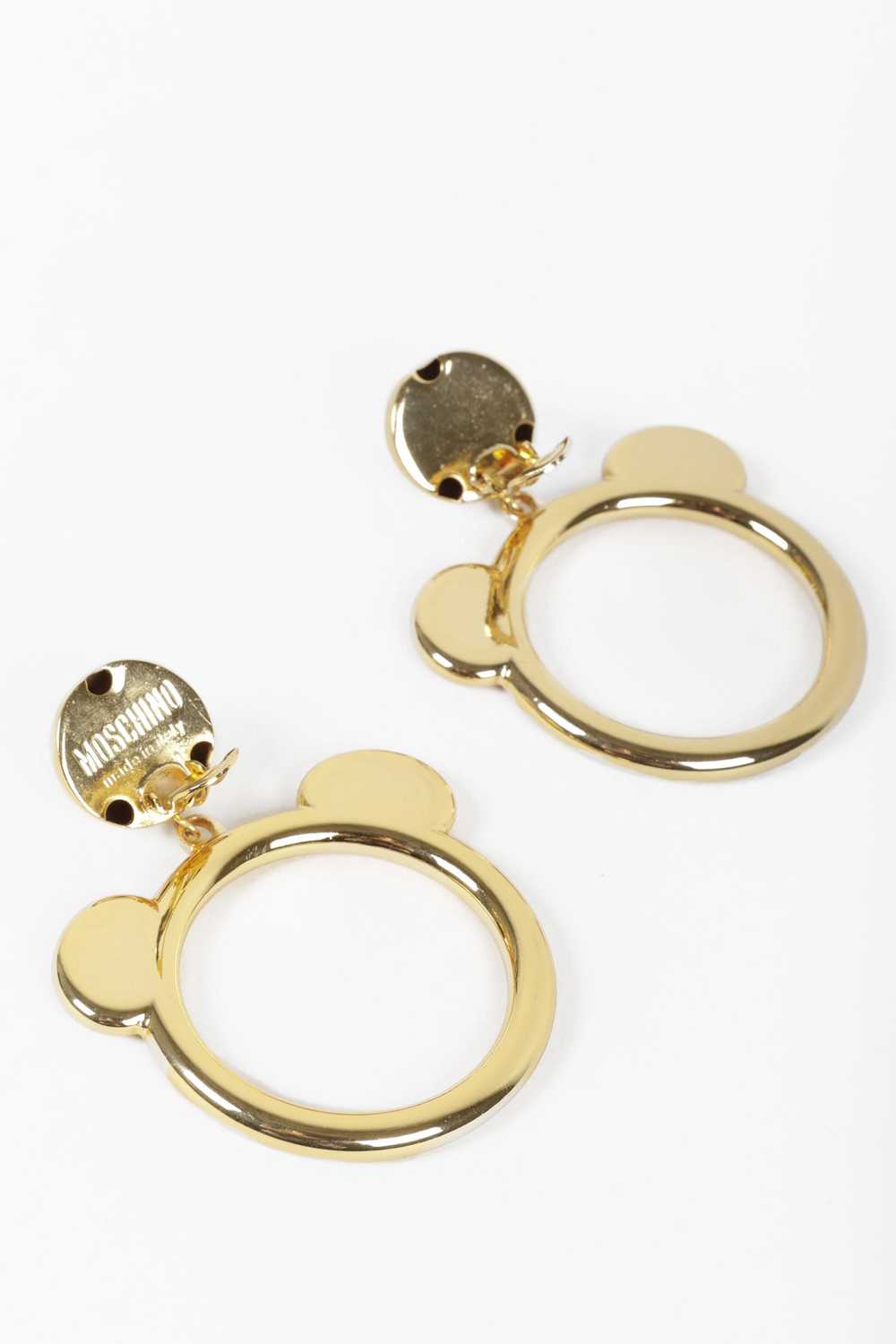 Moschino Moschino Teddy Clip Earrings - image 3