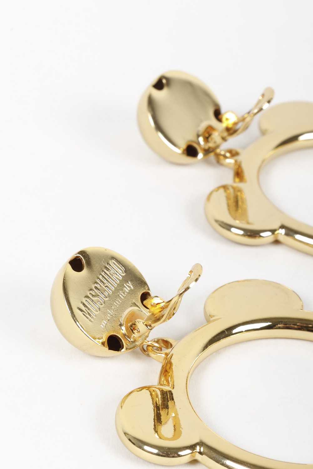 Moschino Moschino Teddy Clip Earrings - image 4