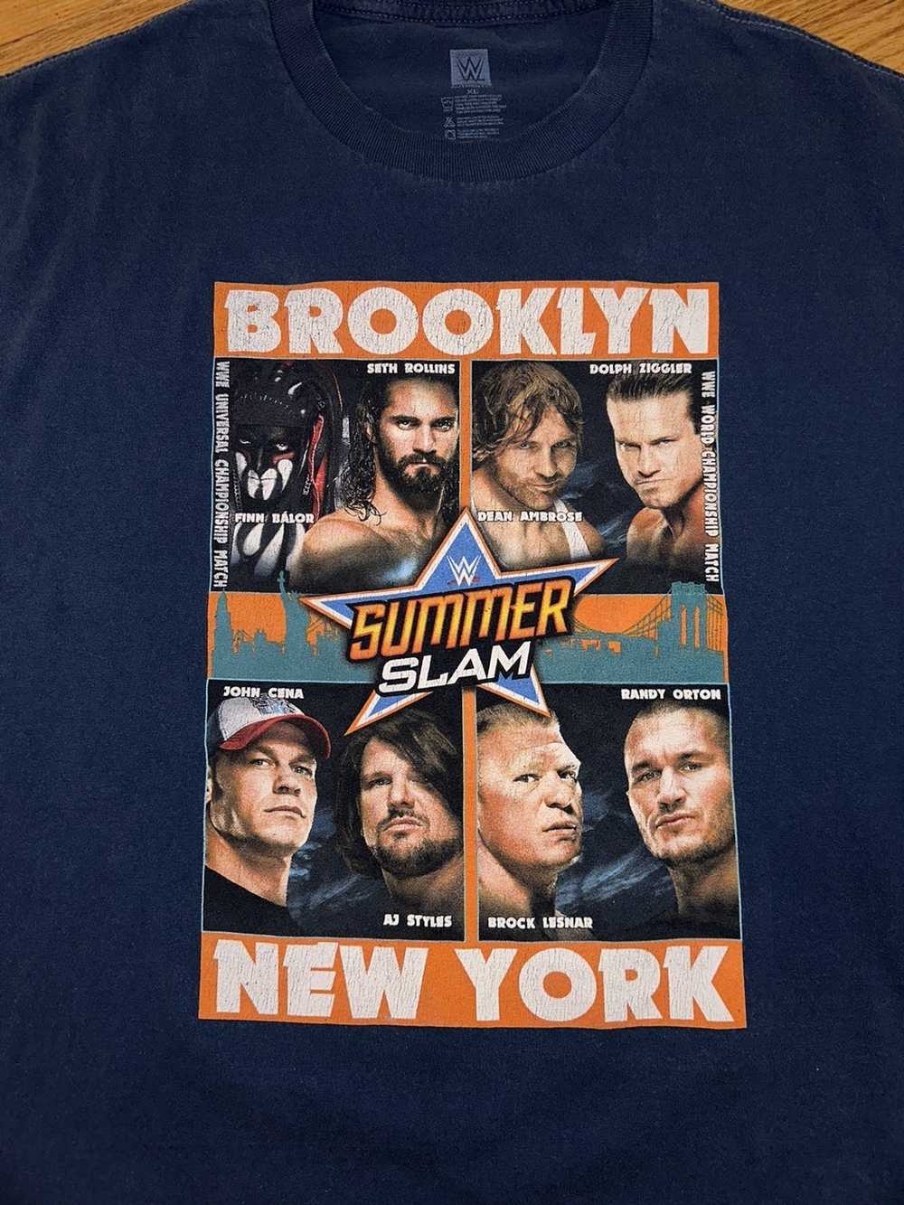 Wwe 2016 WWE Summer Slam Brooklyn New York T-Shirt - image 3