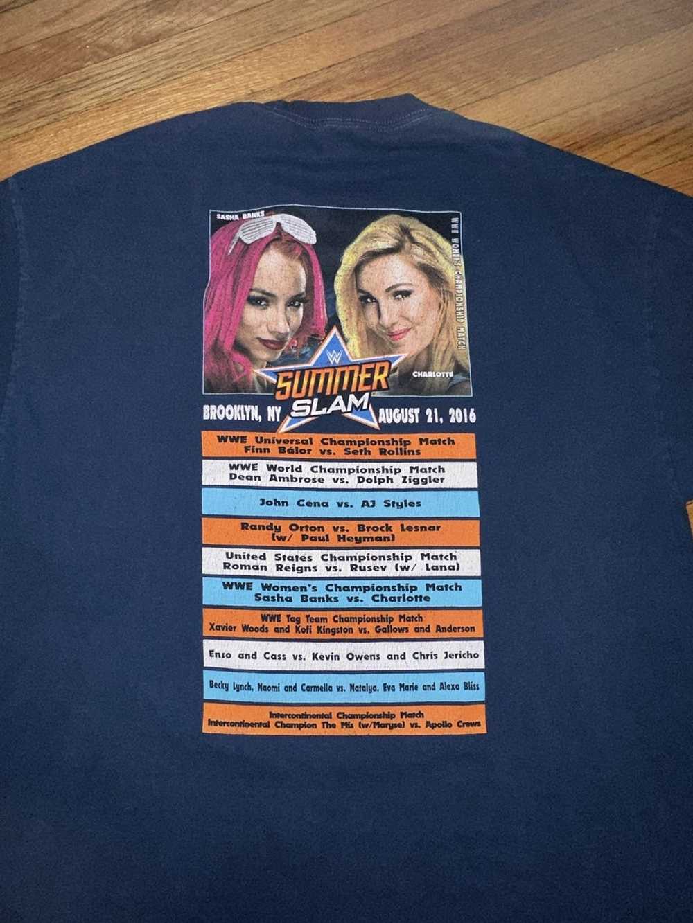 Wwe 2016 WWE Summer Slam Brooklyn New York T-Shirt - image 4