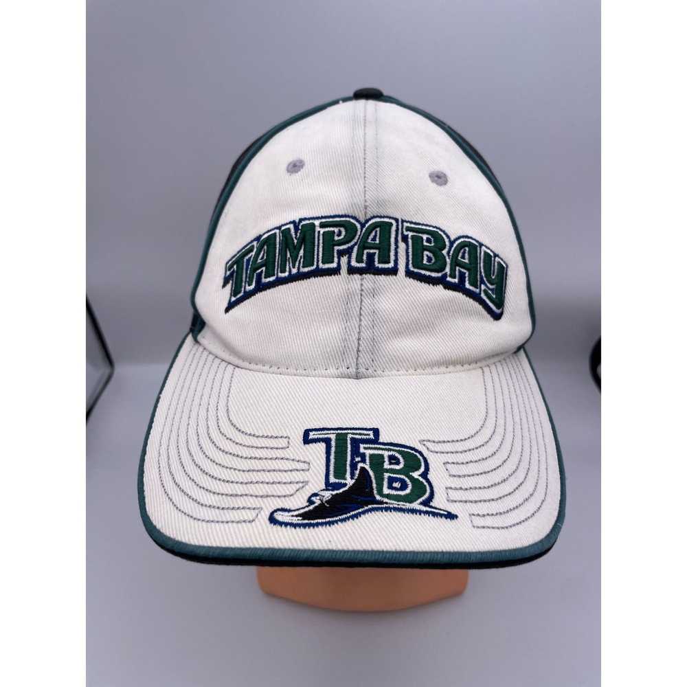 MLB Tampa Bay Devil Rays Vintage Strapback Hat Cap Bl… - Gem