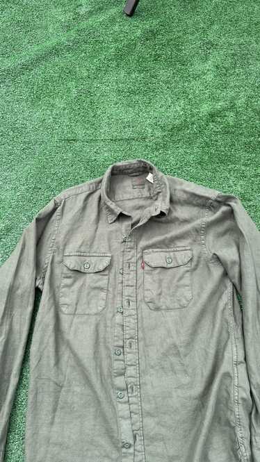 Levi's × Vintage Vintage Army Green Military Butto