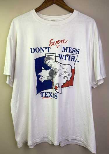 Vintage Vintage Don't Mess With Texas Graphic T Sh