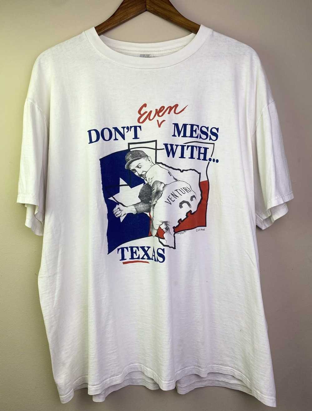 Vintage Vintage Don't Mess With Texas Graphic T S… - image 4