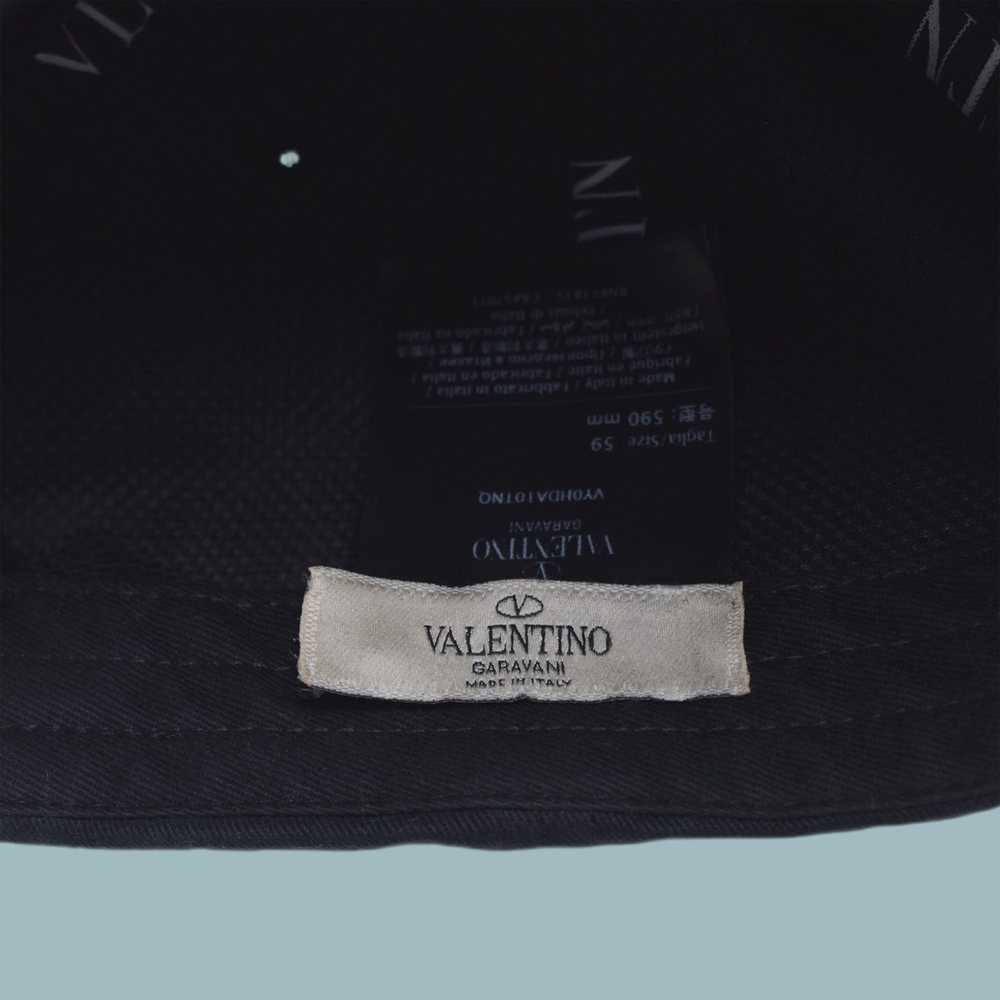 Valentino VALENTINO VLTN Black Logo Cap Hat - image 5