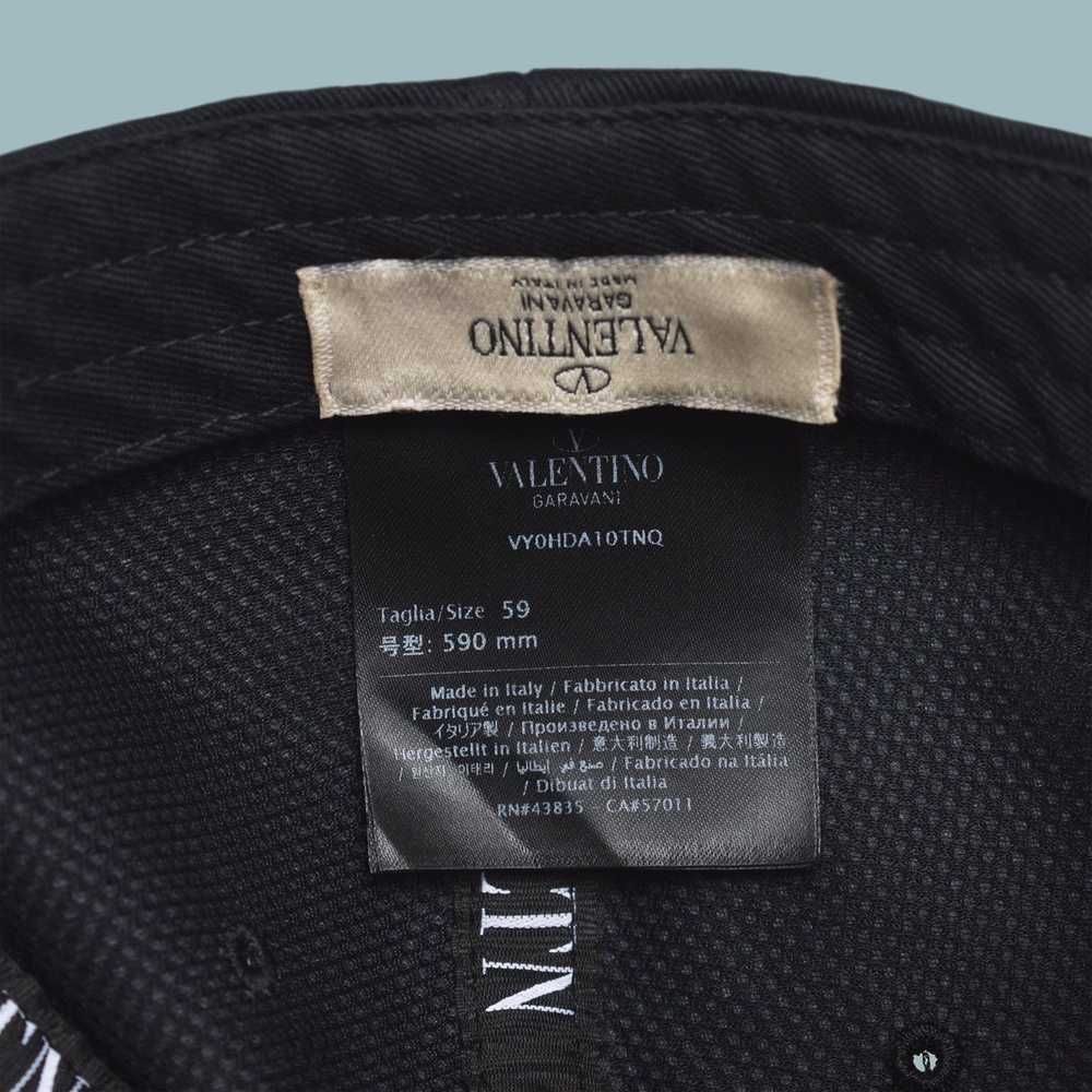 Valentino VALENTINO VLTN Black Logo Cap Hat - image 6