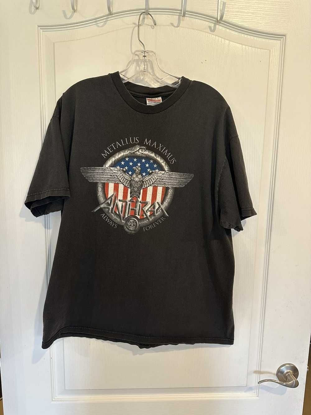 Hanes Anthrax vintage T-shirt size xl *faded - image 2
