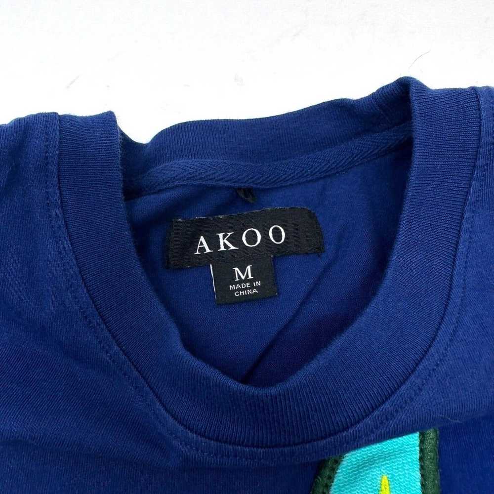 Akoo AKOO Authentic Clothing Blue Short Sleeve Fo… - image 6