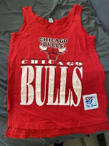 FleecenStuff Champion NBA Jersey Chicago Bulls Number 7 Merced Bulls Tank Top Vintage NBA
