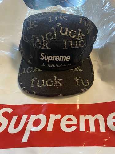 Supreme “Fuck” Denim Camp Cap - Gem