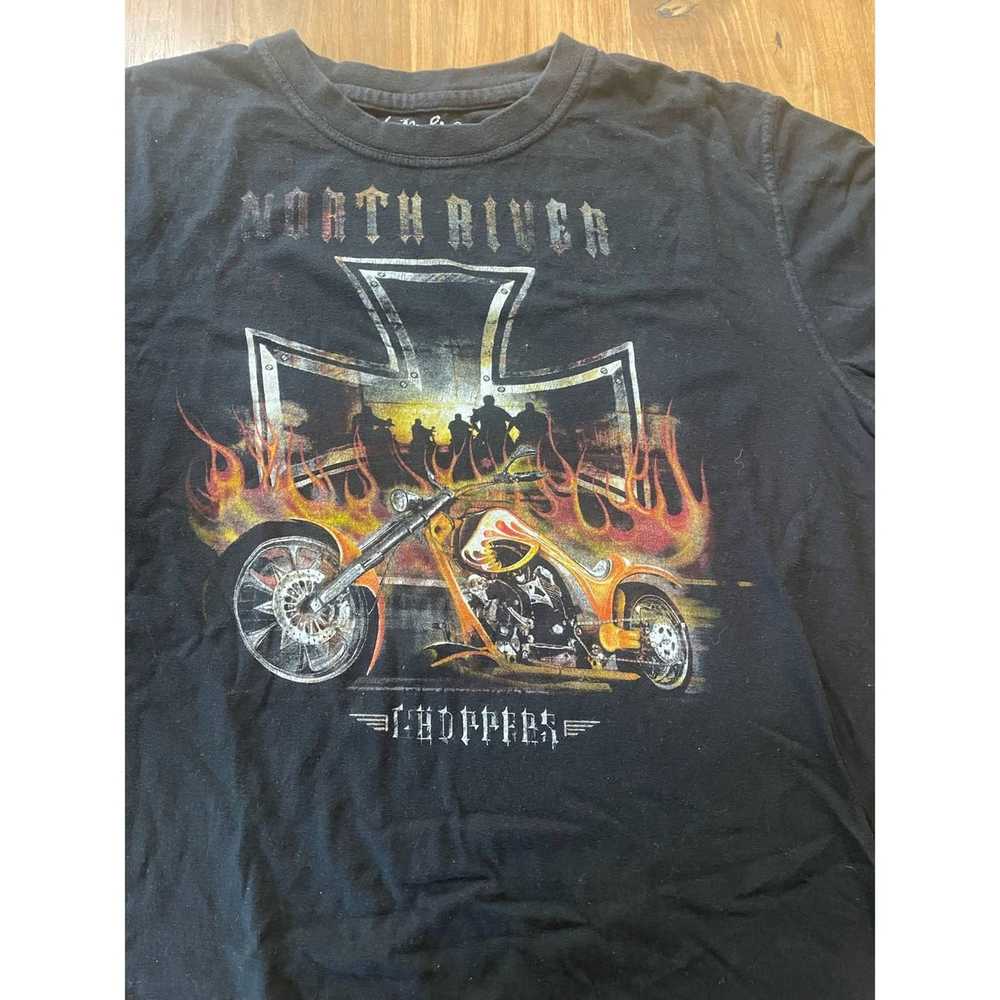 North River Men’s North River Choppers Tshirt mot… - image 6