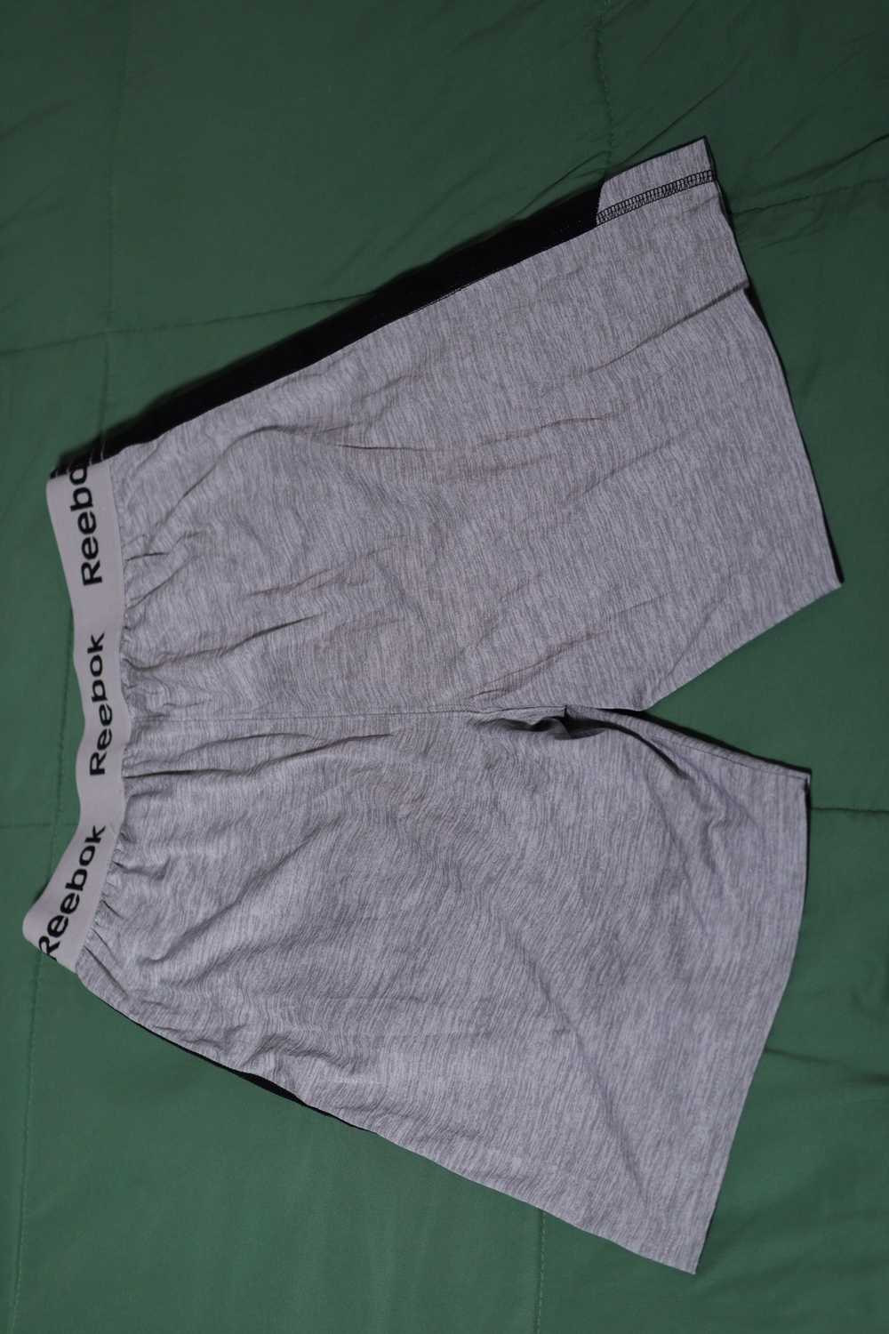 Reebok Gray workout shorts size medium - image 3