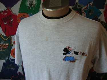 【1011GALLERY】 Micmic Popeye T-Shirts - Gray Popeye Tattoo DJ Men's Gray T shirt Size Small Slim Fit | eBay