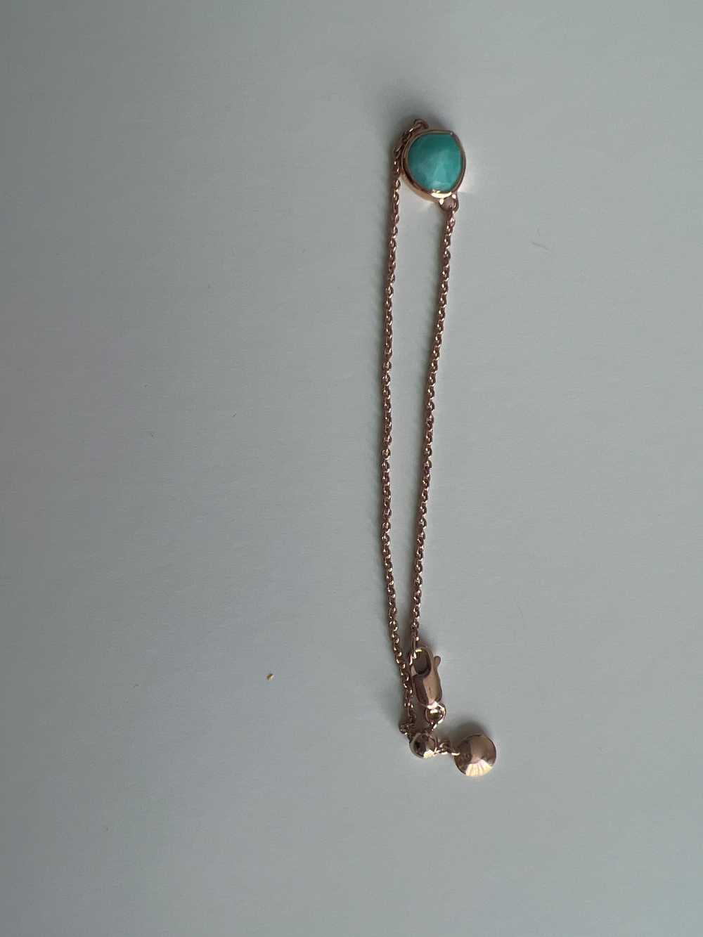 Monica Vinader Silver Amazonite Siren Fine Chain … - image 2