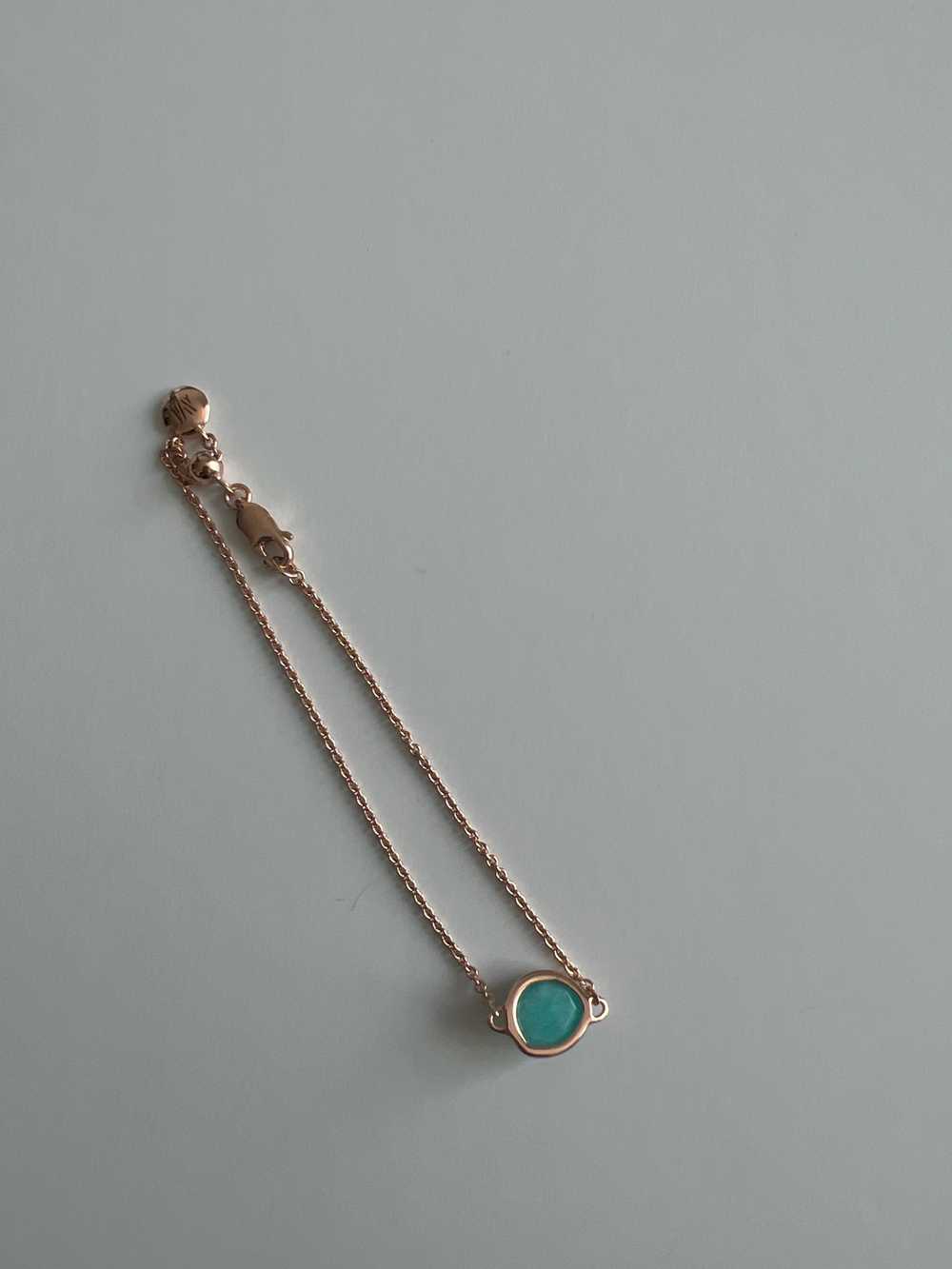 Monica Vinader Silver Amazonite Siren Fine Chain … - image 3