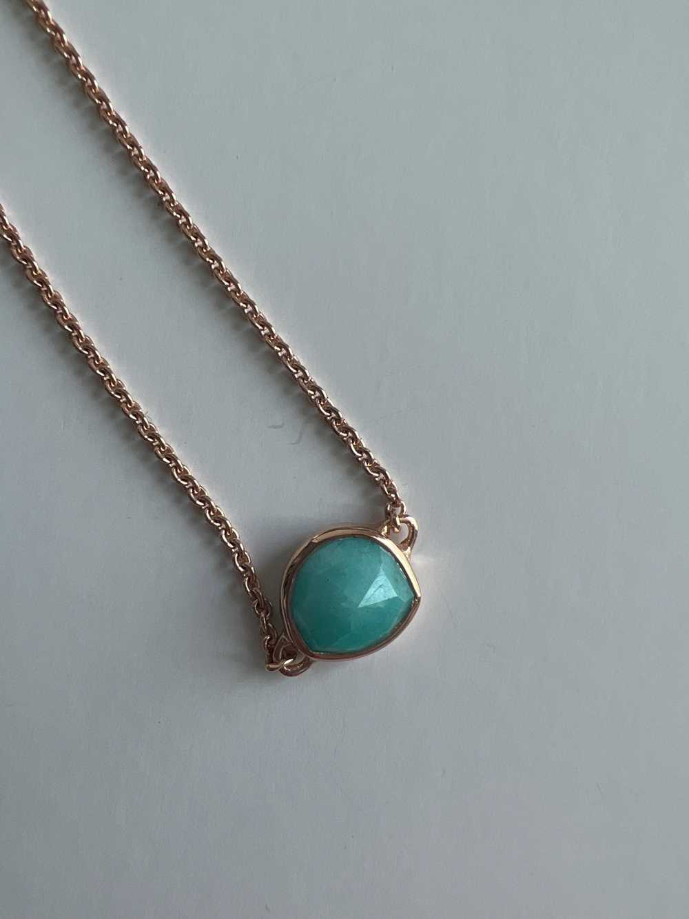 Monica Vinader Silver Amazonite Siren Fine Chain … - image 4