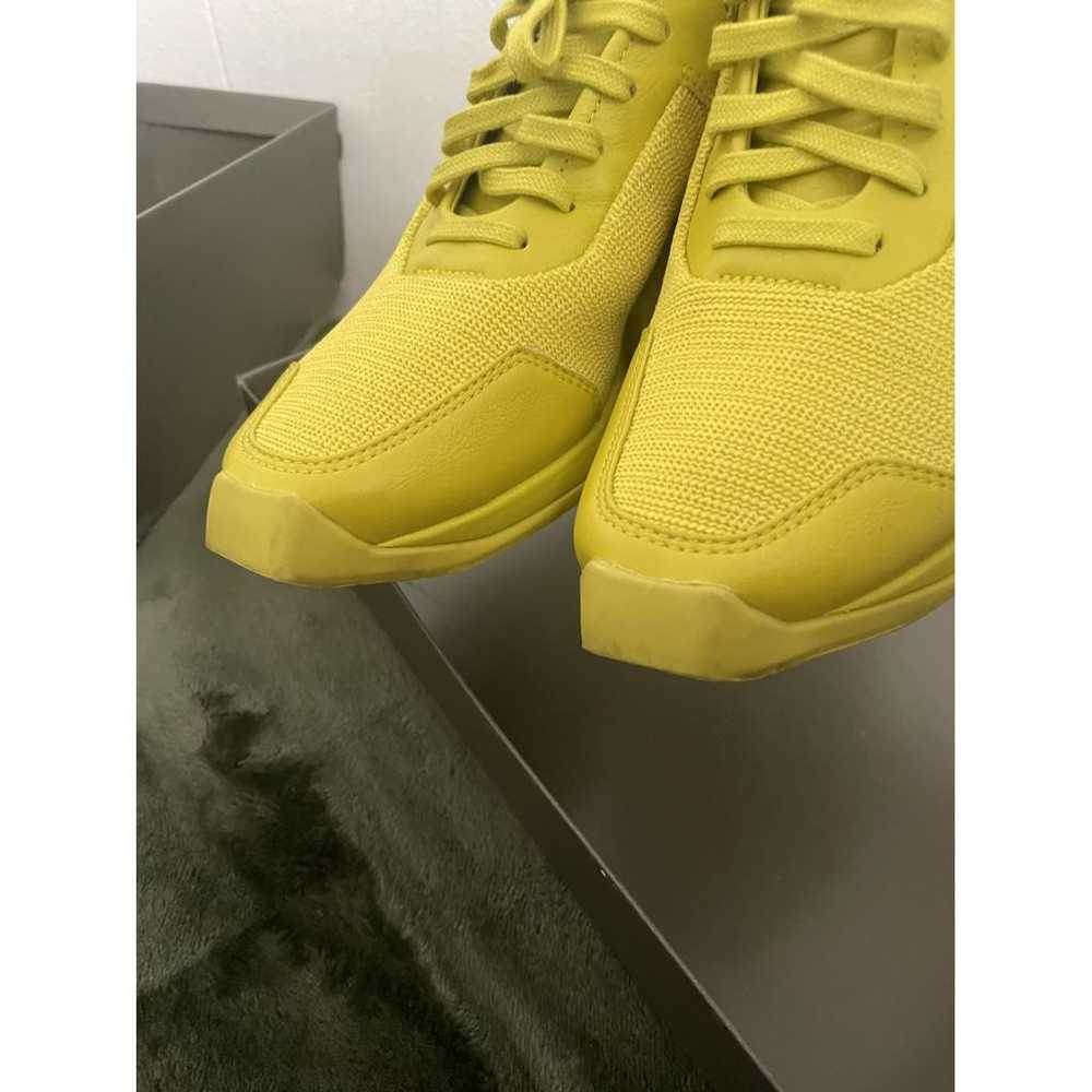 Rick Owens Leather low trainers - image 7