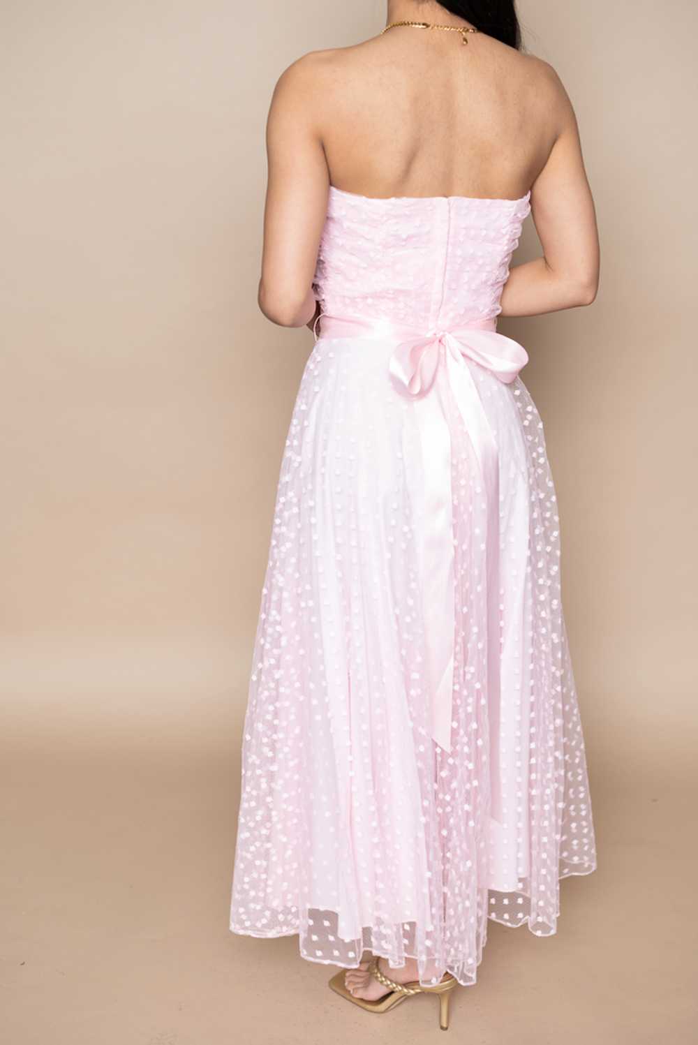 Pink Lace Debutante Dress - image 2