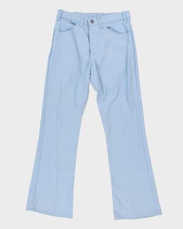 Vintage 70's Levi's Blue Creased Trousers - W31 - image 1