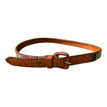 Leather and Cotton Belt