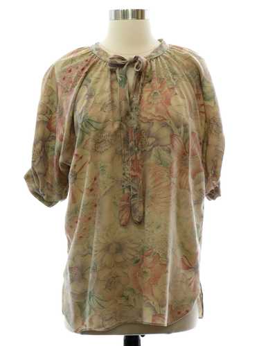 1970's Unreadable Label Womens Hippie Shirt - image 1