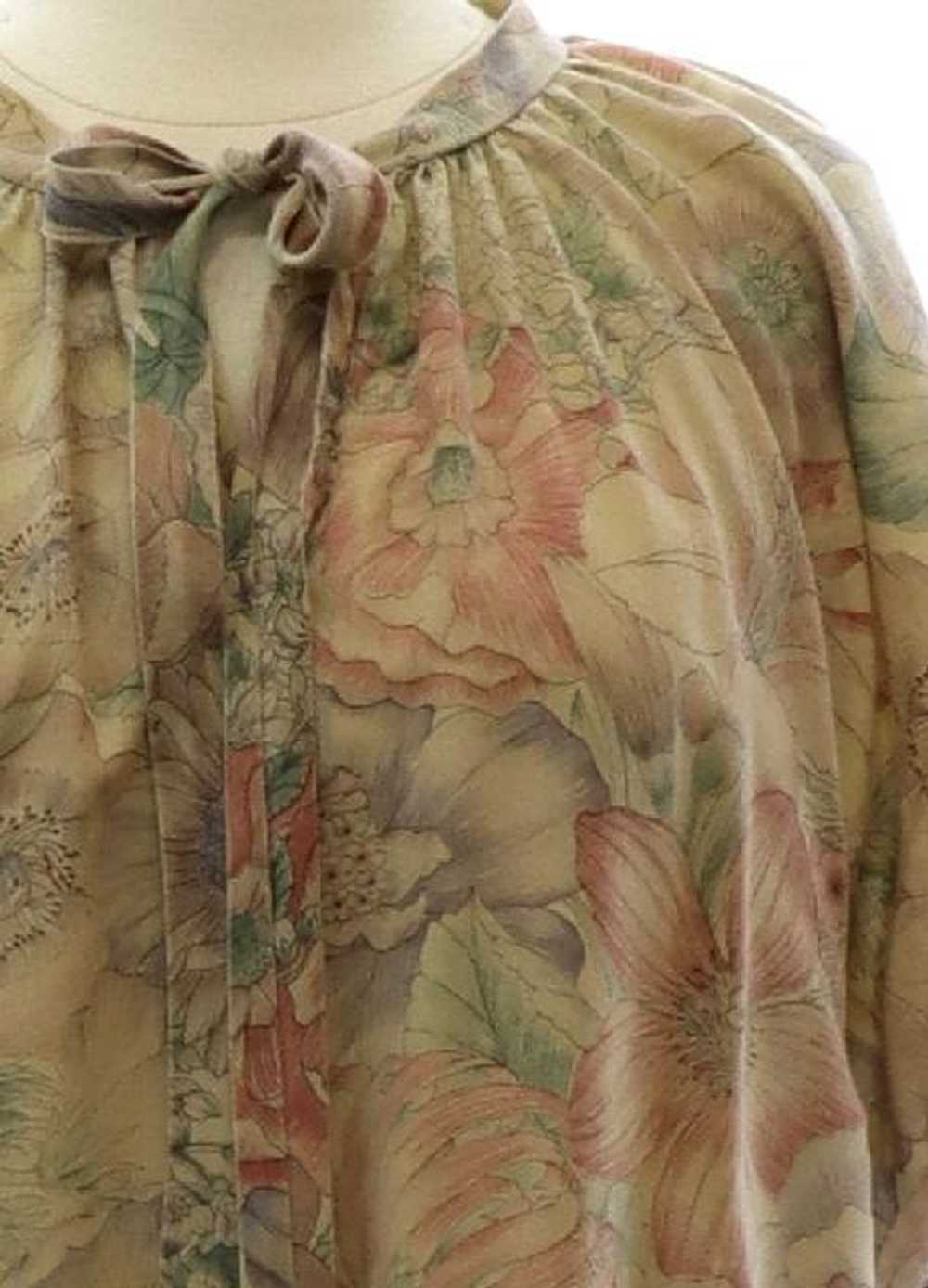 1970's Unreadable Label Womens Hippie Shirt - image 2