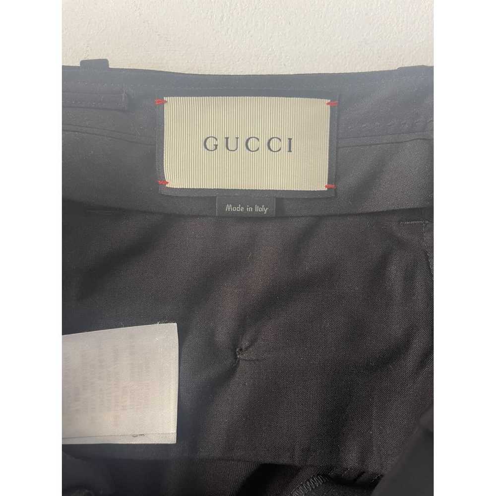 Gucci Wool large pants - image 2