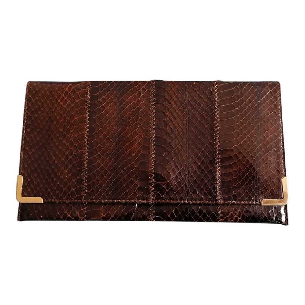 Exotic leather pouch - Exotic leather pouch, one … - image 1