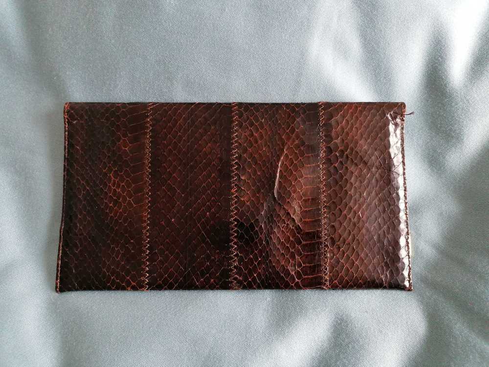 Exotic leather pouch - Exotic leather pouch, one … - image 2