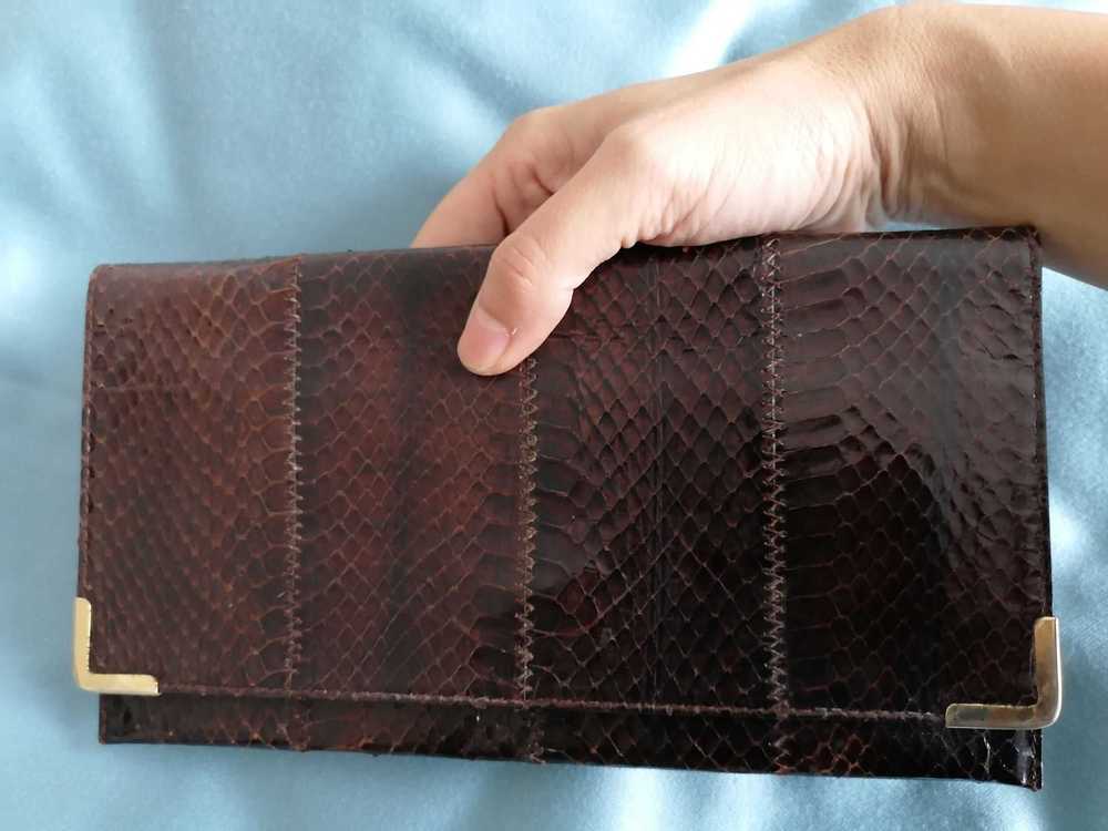 Exotic leather pouch - Exotic leather pouch, one … - image 4
