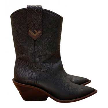 Fendi Cowboy leather riding boots - image 1