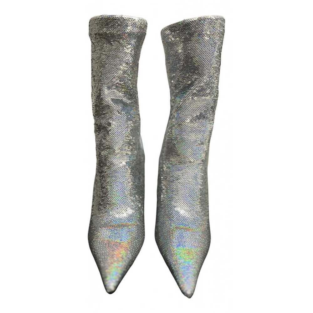 Balenciaga Knife glitter ankle boots - image 1