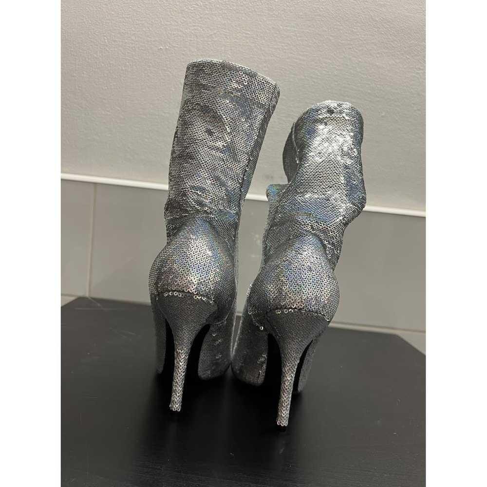 Balenciaga Knife glitter ankle boots - image 6