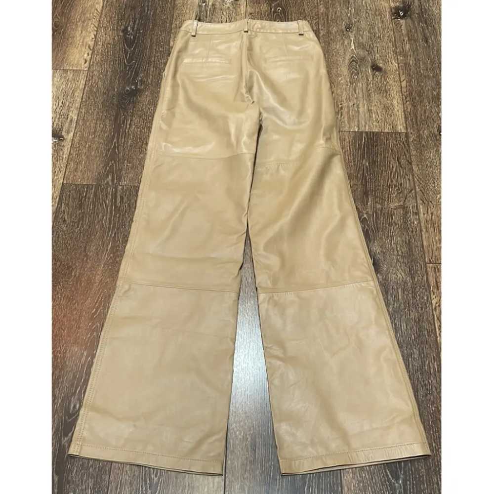 Deadwood Leather straight pants - image 6