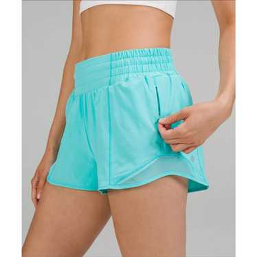 lululemon athletica Hotty Hot Low-rise Lined Shorts - 2.5 - Color  Blue/pastel - Size 12