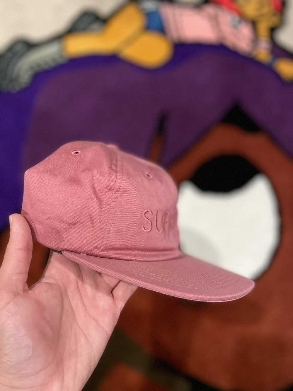 Streetwear × Supreme Supreme hat pink ish color - image 2